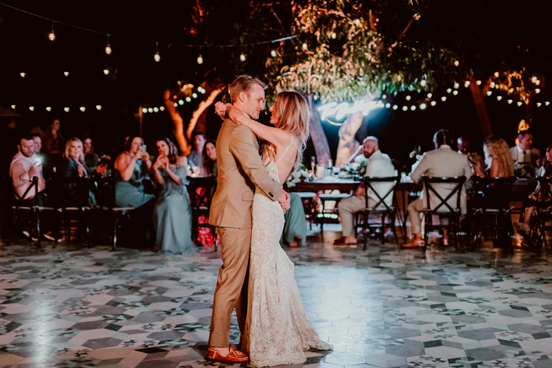 First dance as Bride and Groom