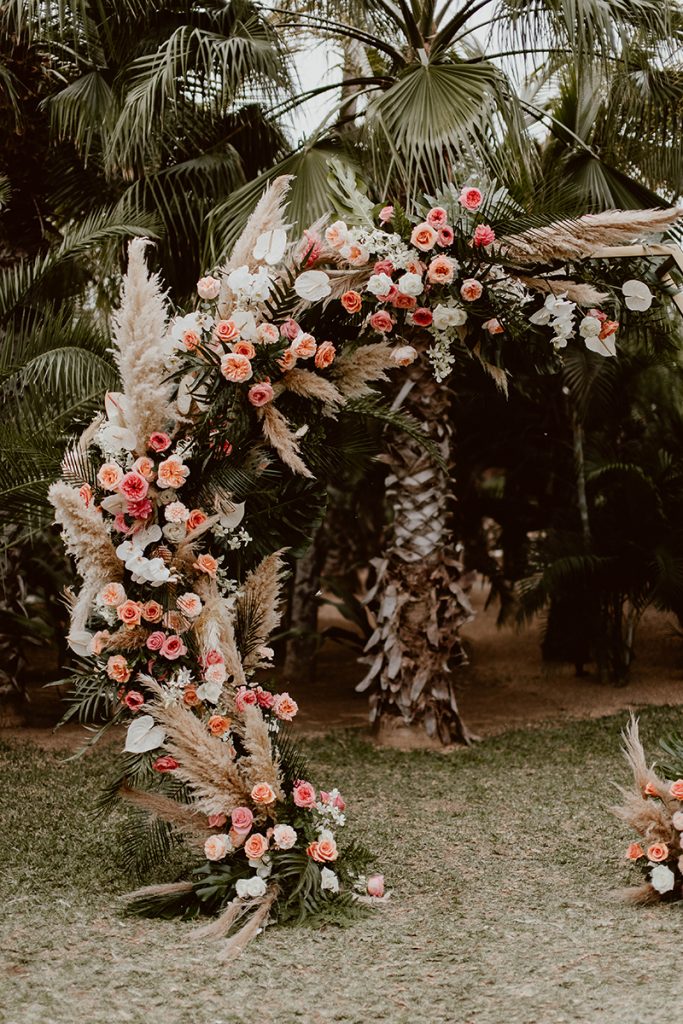Wedding Ceremony Flower Arch