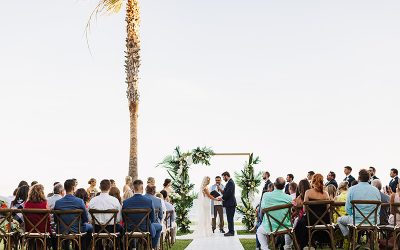 Emily & Taylor: A Classic Wedding with Tropical Touches in Los Cabos
