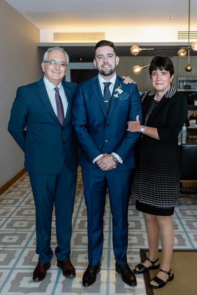 Alejandro and his parents
