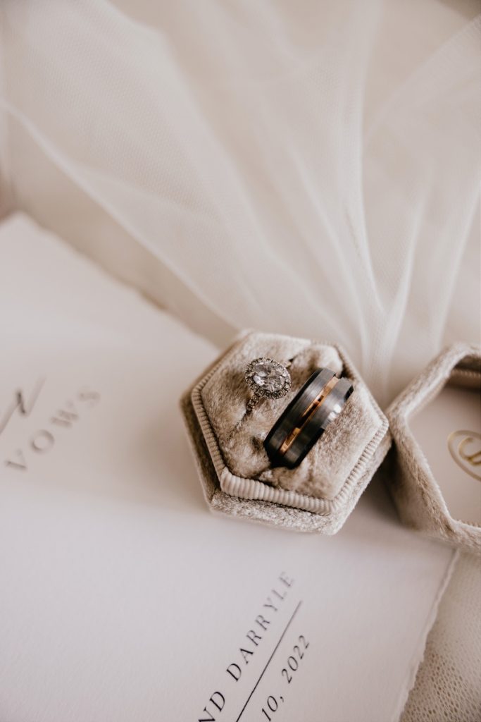 The bride's wedding ring