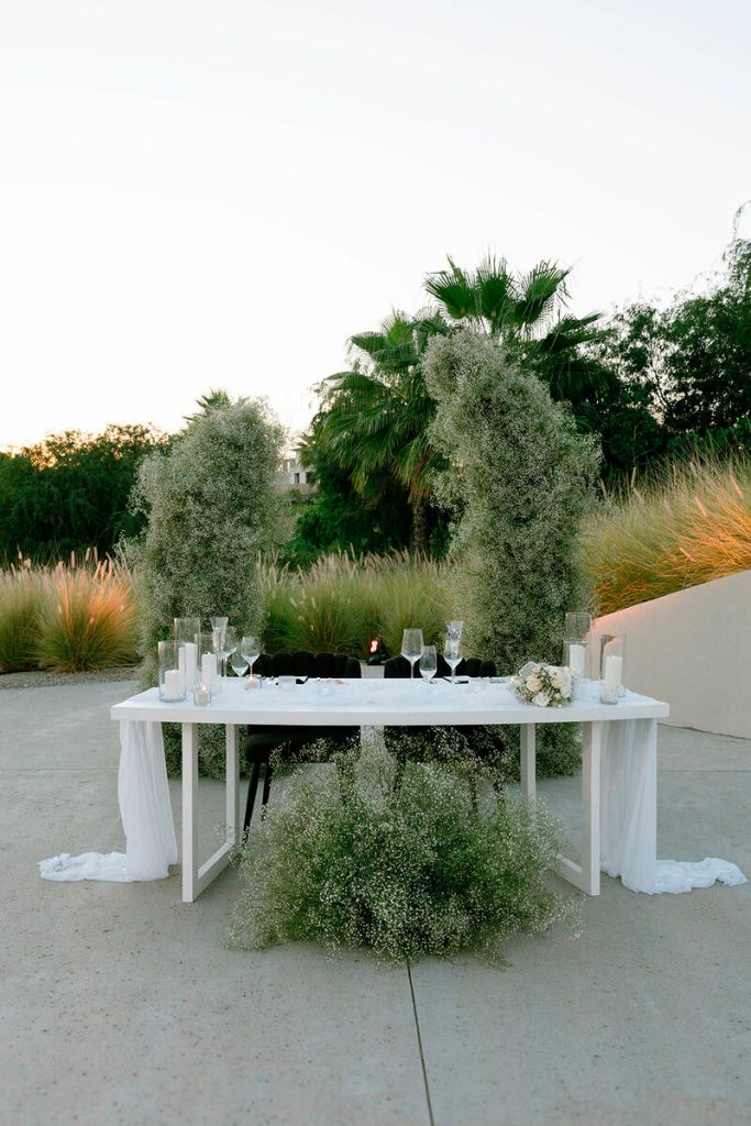 The Sweetheart table