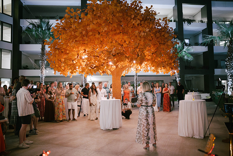 Marriage Proposal Celebration at Hotel Ballroom
