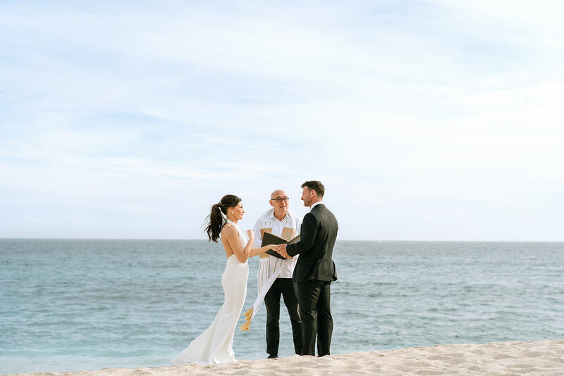 Amber and Justin Destination Elopement Ceremony at the beach