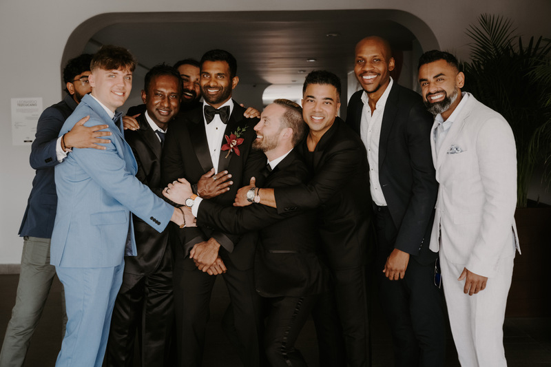 Jacob with his Bestmen and Friends