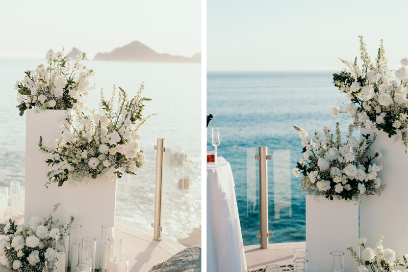 Floral Arrangements for Vamsi's Marriage Proposal in Los Cabos