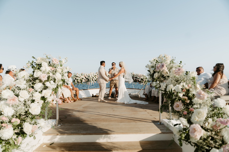 Rachel and Chris Getting Married on Pelican 17