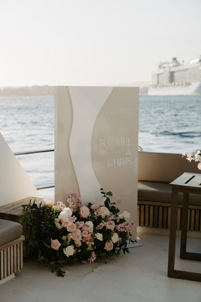 Welcome to Rachel and Chris' Wedding Sign