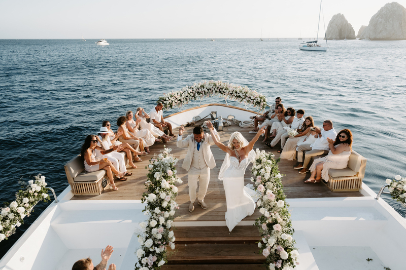 Rachel and Chris Celebrating their Marriage