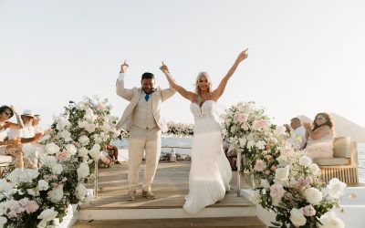 Rachel & Chris: A Fun and Romantic Cabo Boat Wedding