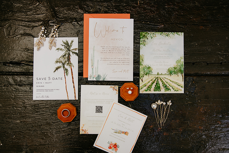 Stationery for Destination Wedding