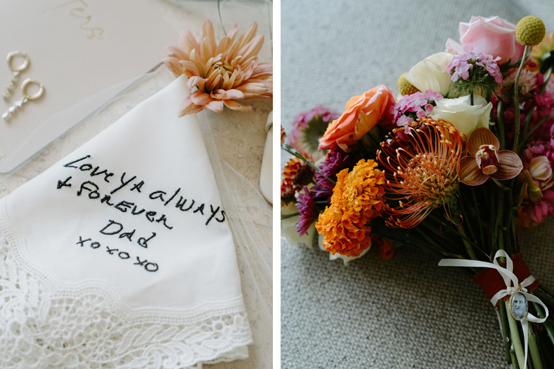 Christina's Flower Bouquet and Handkerchief
