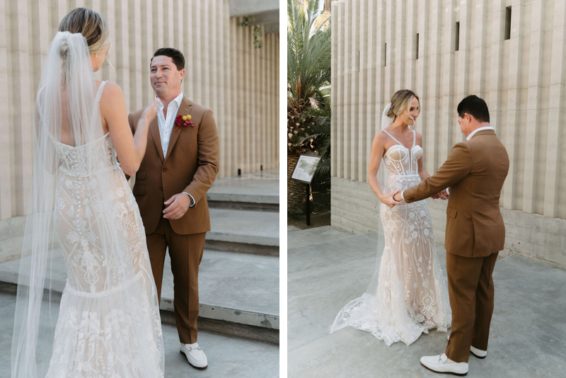 First look between Christina and Frank
