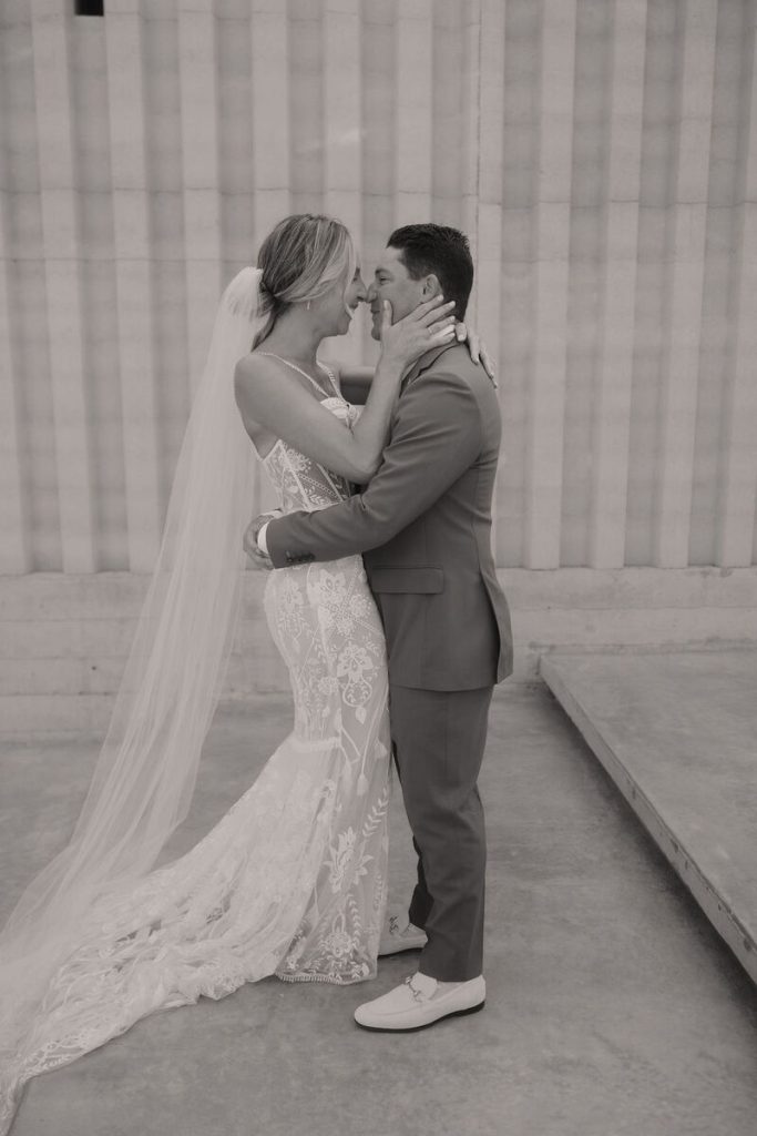 Christina and Frank Hugging