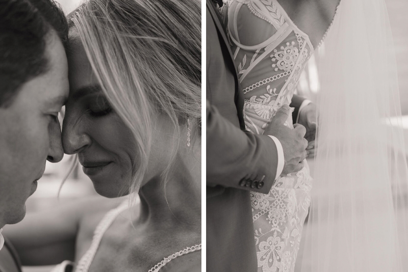 Christina and Frank's emotive first look