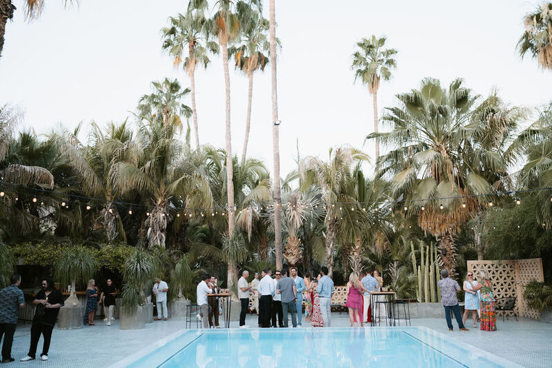 Post ceremony cocktail overview