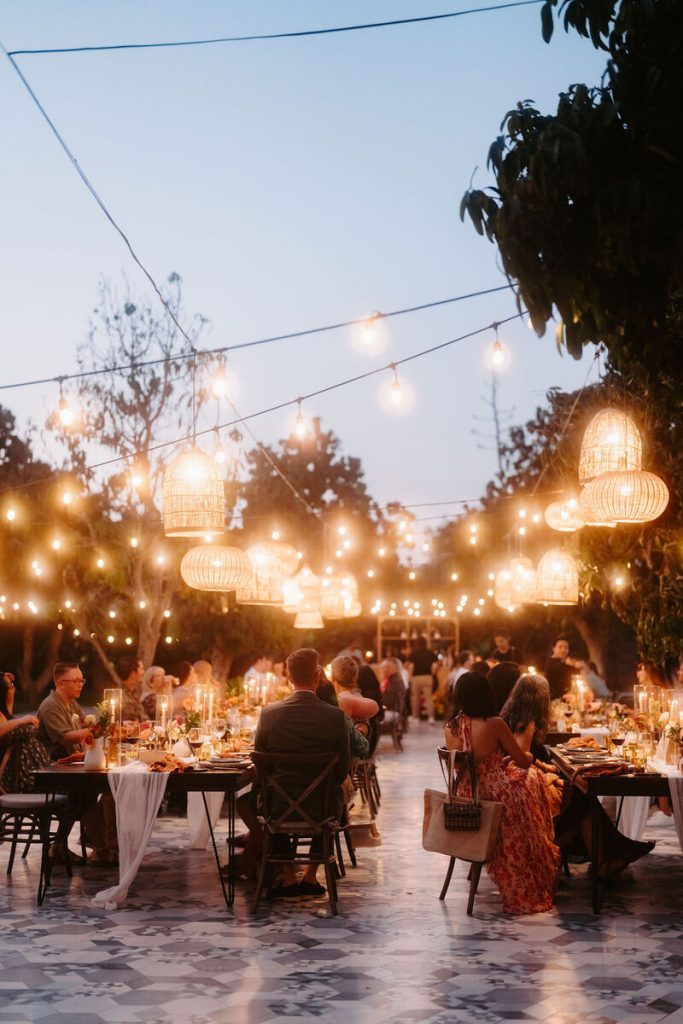 Wedding reception at Acre overview