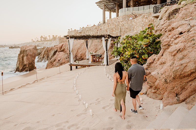 Private Marriage Proposal at Esperanza Resort