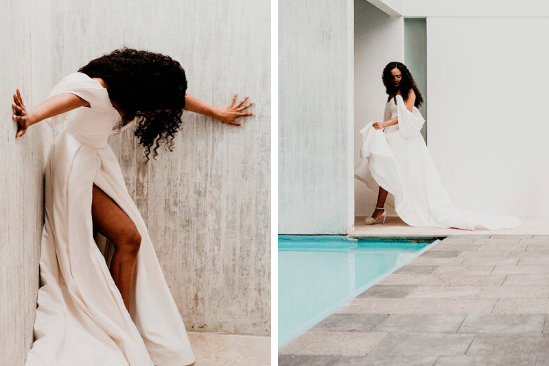 Cherelle posing for some artsy photos