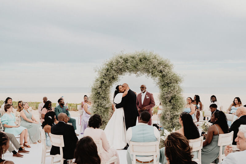 Cherelle and Ayinde's wedding ceremony overview