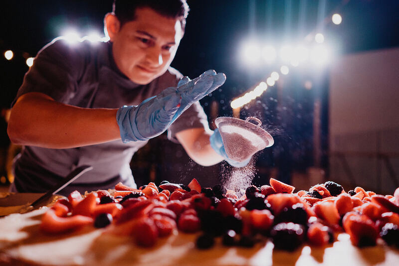 Desserts table