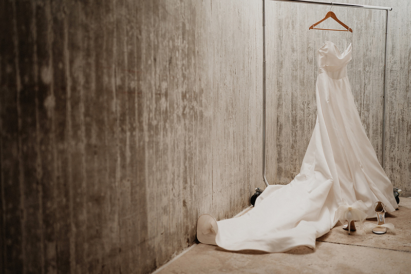 Cherelle's wedding Dress by Lola del Campo