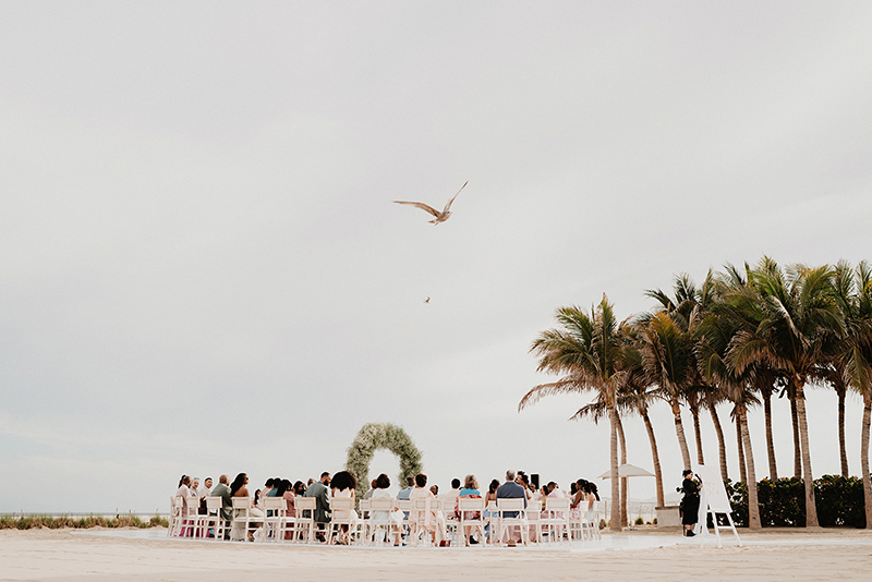 Guests at Wedding Ceremony