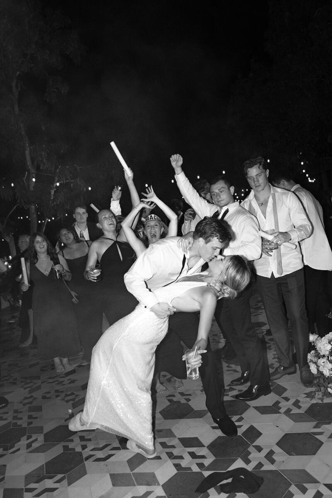 Mitch passionately kissing Bella