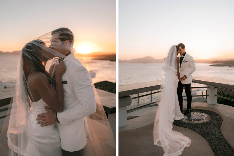 The Newly Weds Enjoying the sunset