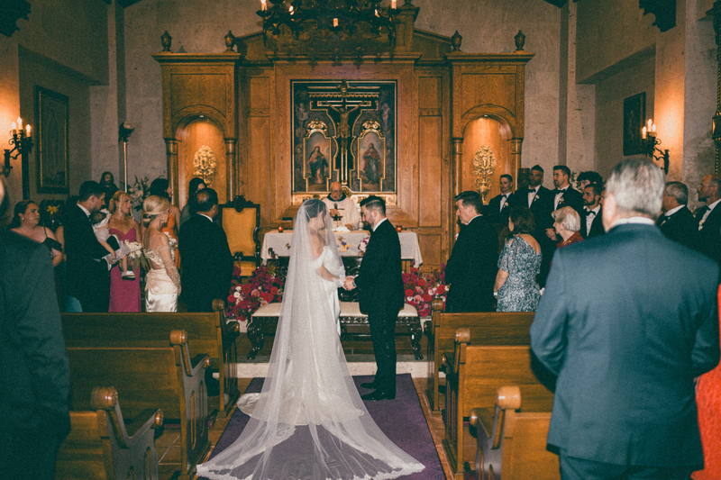 Courtney and Eric's catholic wedding ceremony