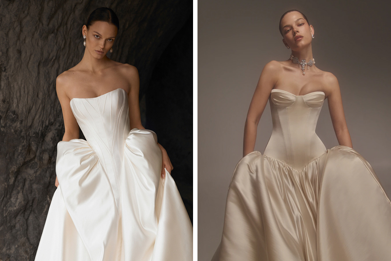 Wedding Dresses with Basque Waist