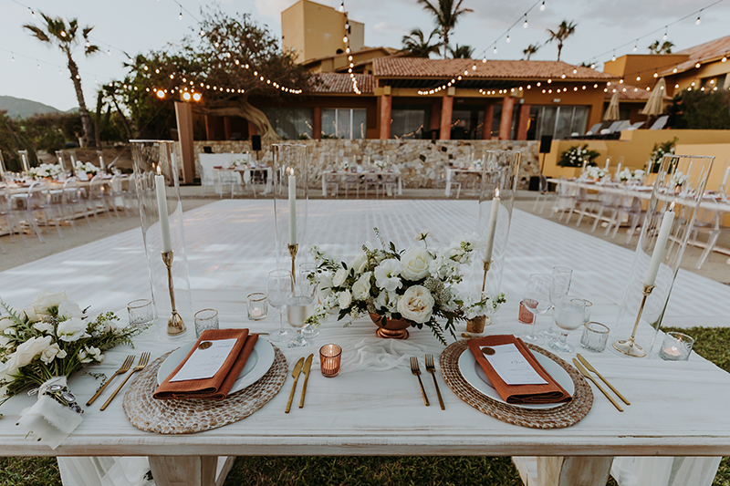 Wedding reception setup at Grand Fiesta Americana's Imperial Suite